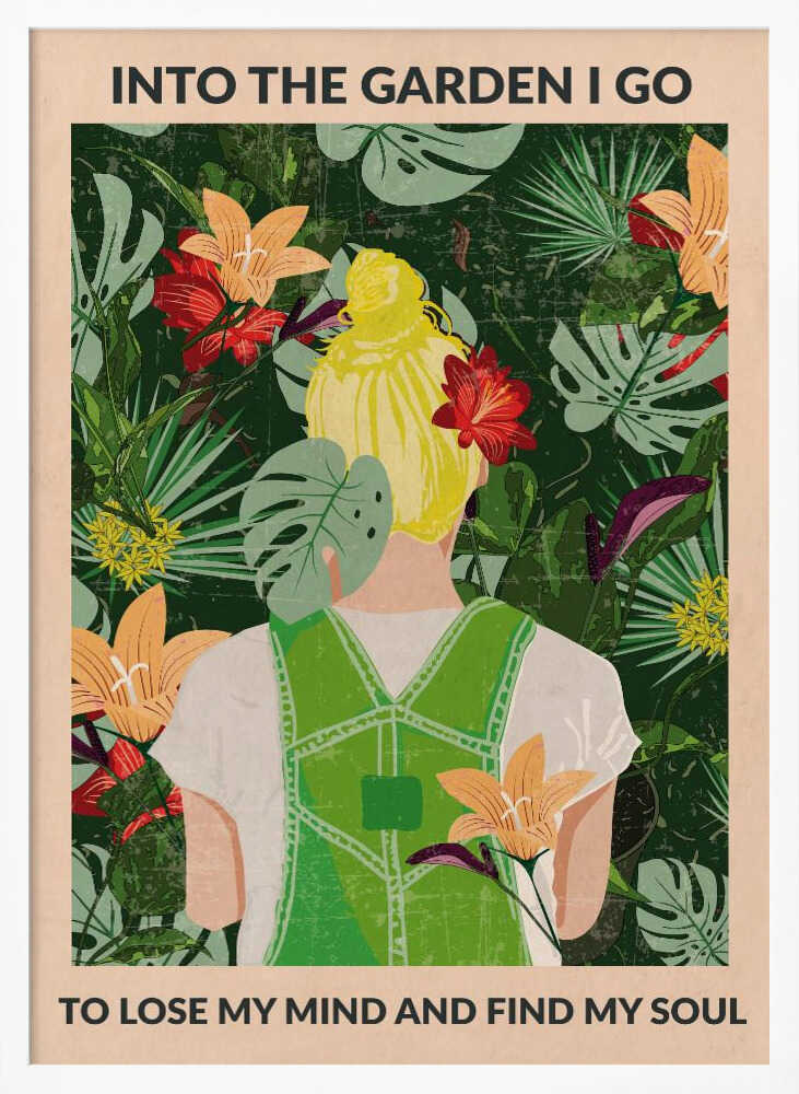 Into the Garden (blonde) Poster