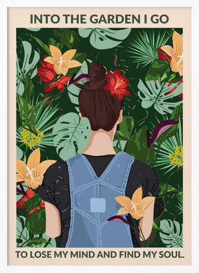 Into the Garden Standard Wall Art Poster