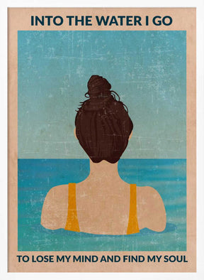 Into the Water (brunette) Poster