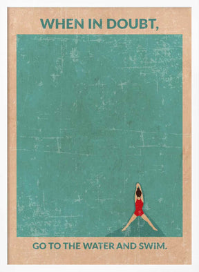 Open Water Standard Wall Art Poster
