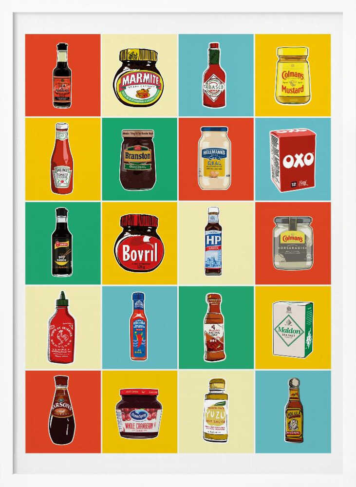 Taxonomy of Condiments Poster