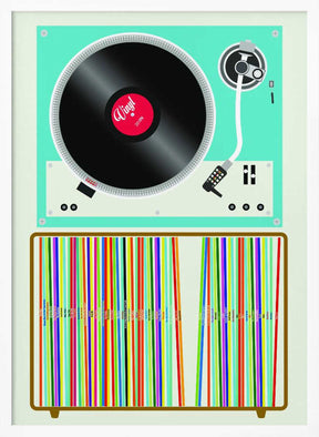 Vinyl Stack Poster