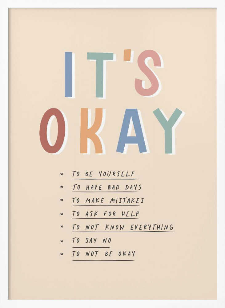 Its Okay Poster