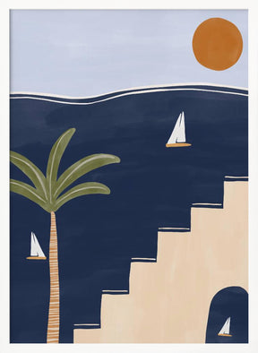 Sailboats Poster