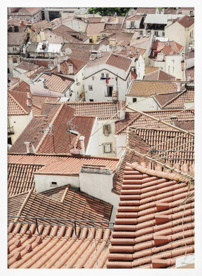 Red Tiled Rooftops Poster