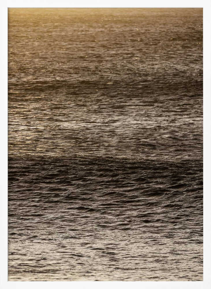 Golden Tide Ripples Poster