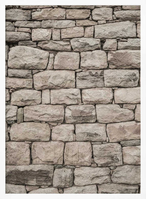 Serene Stonework Poster