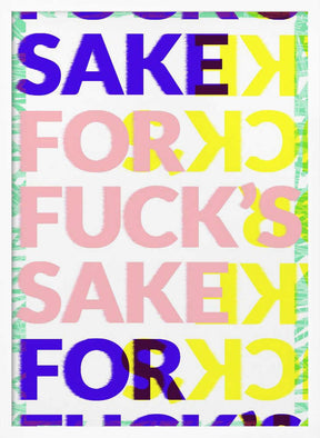 Vivid Repetition Poster