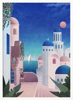 Santorini Poster