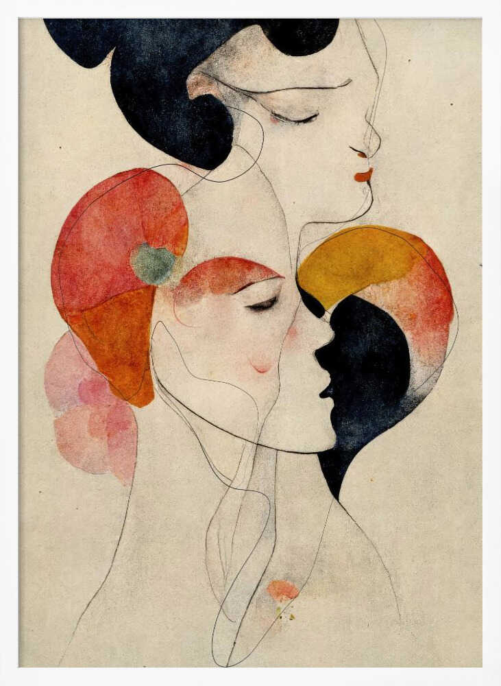 Flowing Faces Elegy Poster