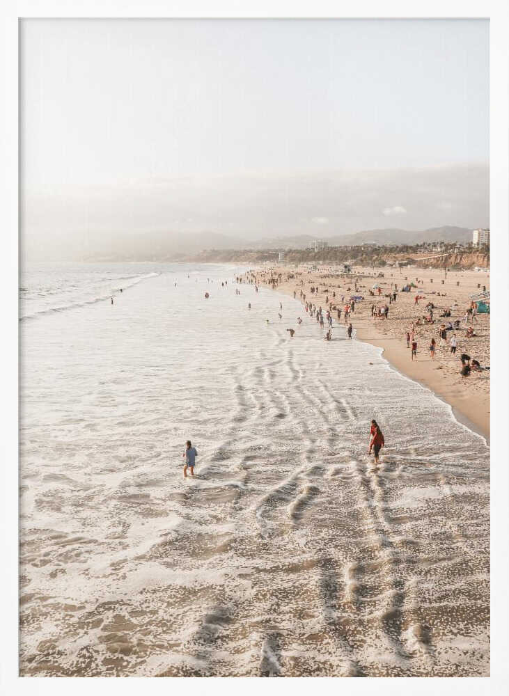 Santa Monica Beach Poster