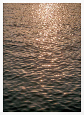 Sunset at Sea Poster