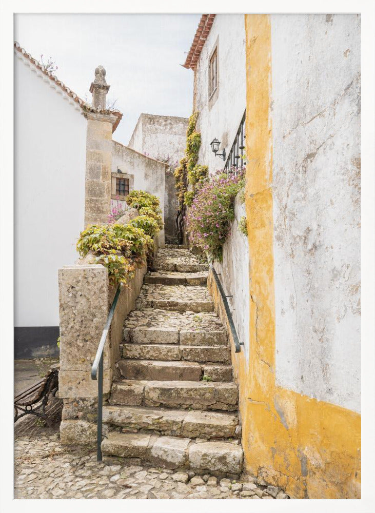 Obidos Stairs Poster