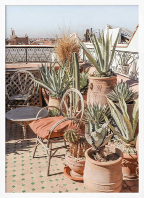 Rooftop in Marrakech Poster