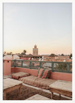 Sunset in Marrakech Poster