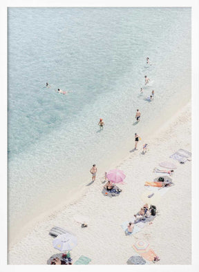 Aerial beach view 2 Poster