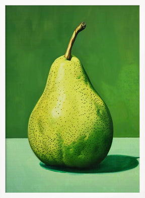 Green Pear Poster