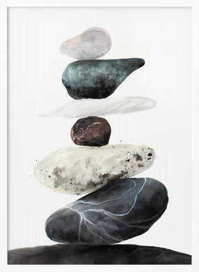 Stones from the beach Poster