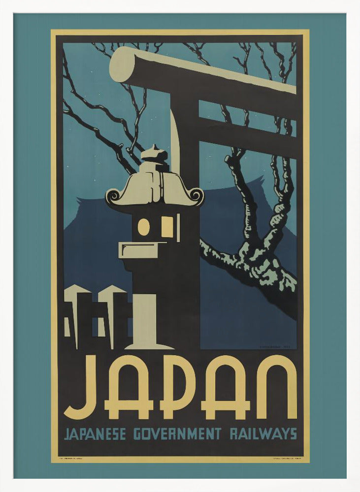 Japan - Japanese Government Railways Poster