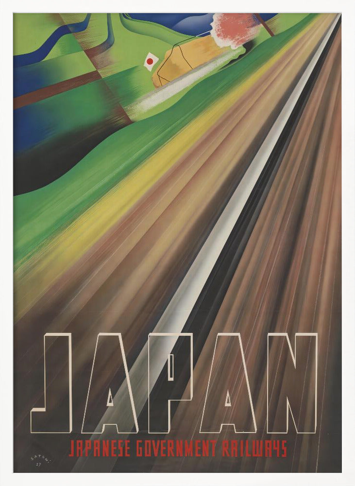 Japan - Japanese Government Railways Poster