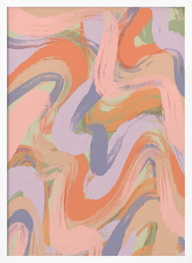 Swirling Hues Poster