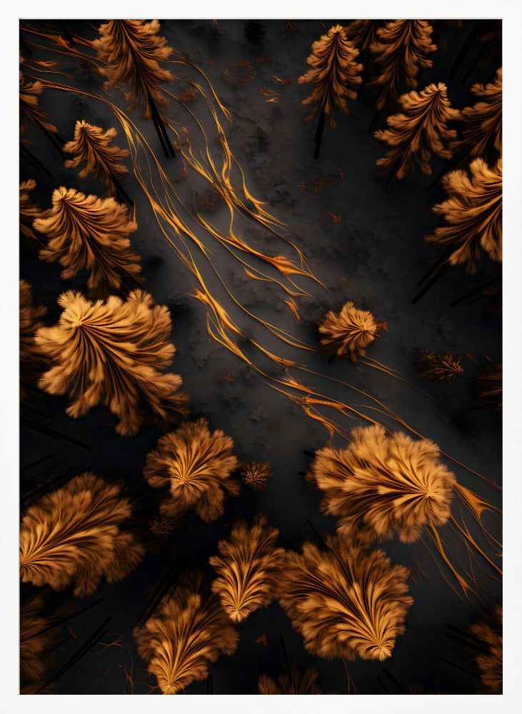 Golden Forest Poster