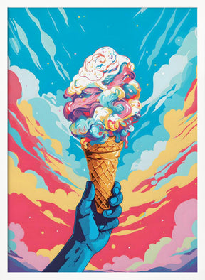 Ice Cream Pop Art Poster