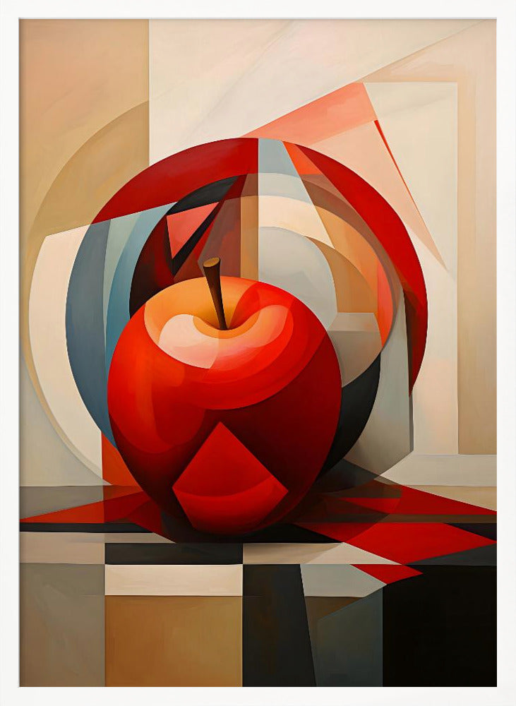 The Abstract Apple Poster