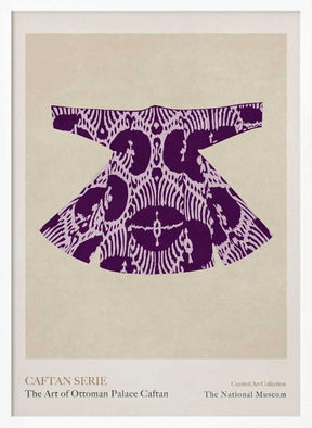 Purple Caftan Elegance Poster