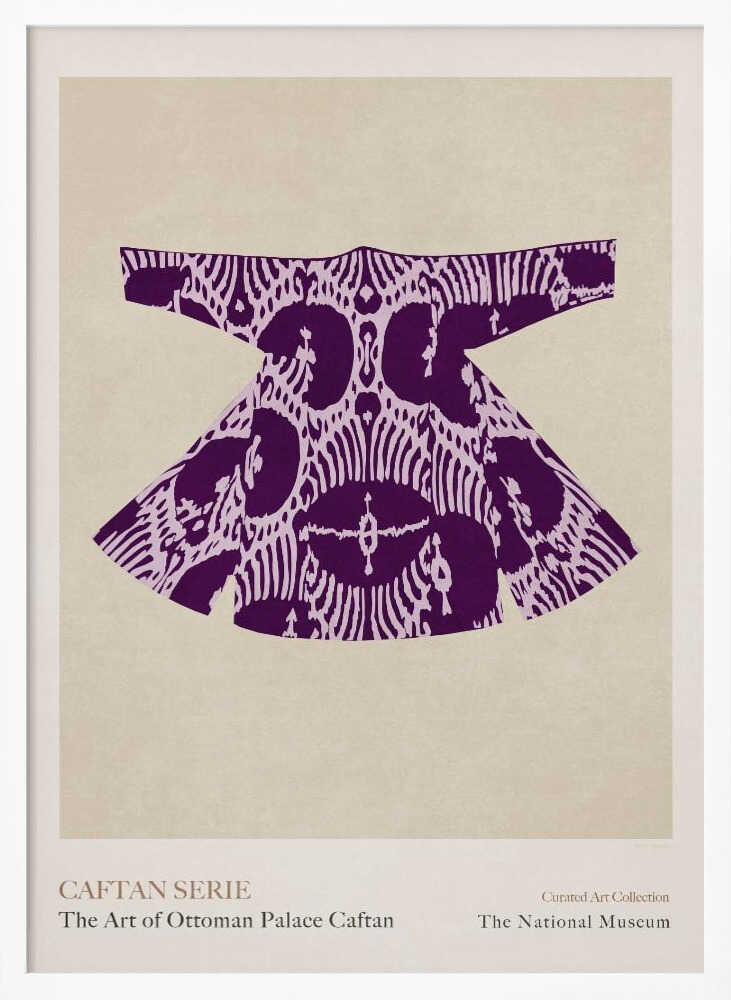 Purple Caftan Elegance Poster