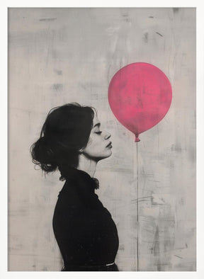 The Girl With the Pink Balloon Poster