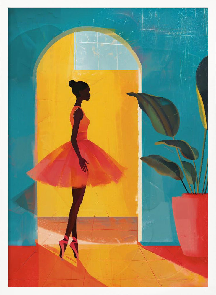 Caribbean Ballerina Poster