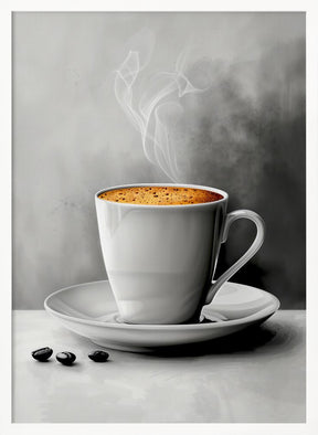 I Love Coffee Food Illustration Art (16) Poster