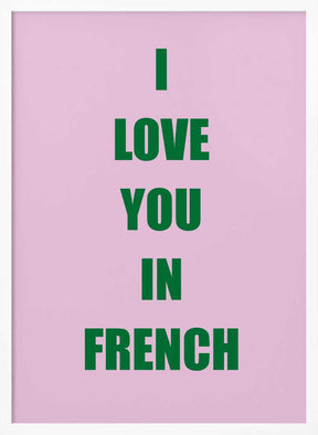 Frenchlovegreen Ratioiso Poster