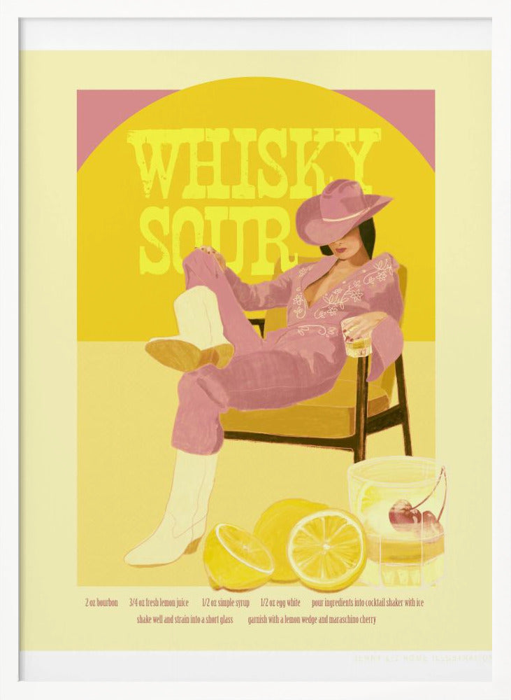 Jlr Whiskysour Pink Copy Poster