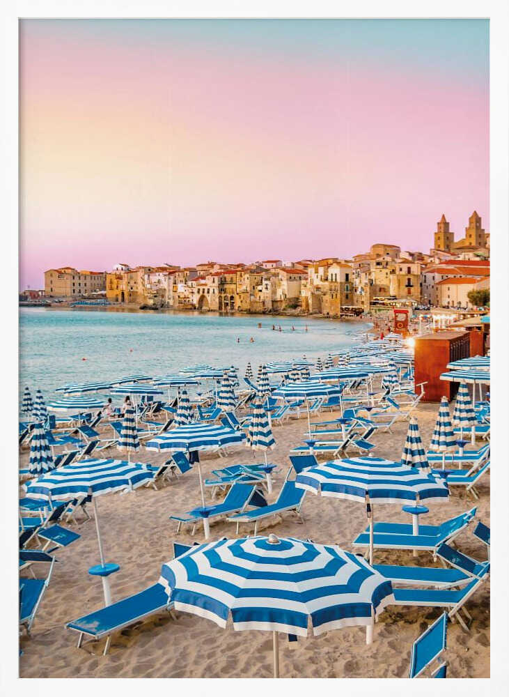 Cefalu Beach Poster