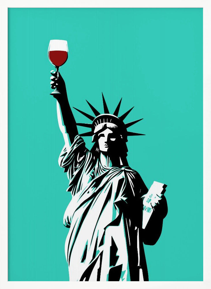 Liberty of Wine Poster