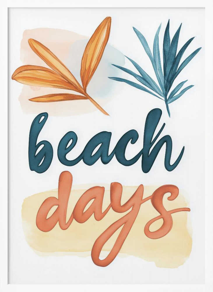 Sandy Serenity Poster