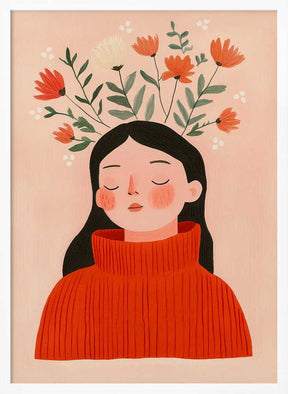 Floral Serenity Poster