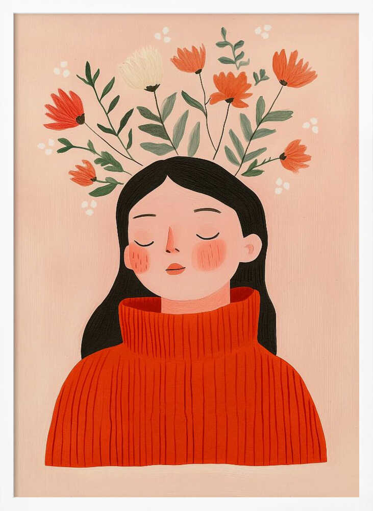 Floral Serenity Poster