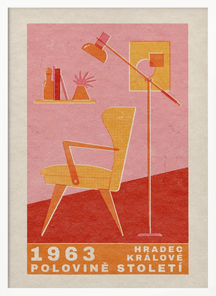 Mid Century Czech Furniture Poster