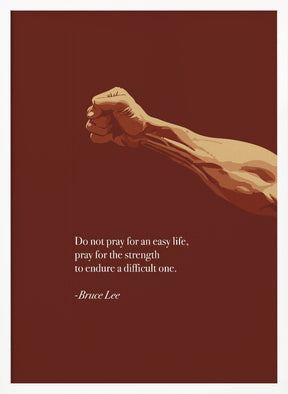 Bruce Lee Quote Poster