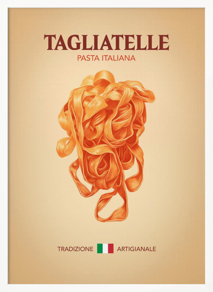 Tagliatelle Pasta Italiana Poster