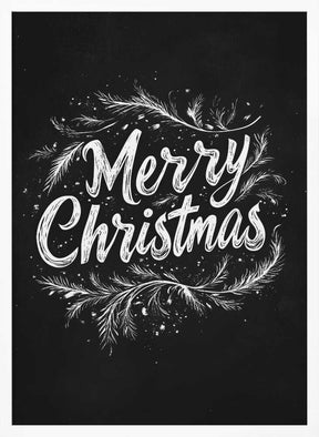 Holiday Chalk Wishes Poster