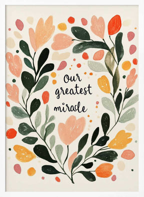 Floral Embrace Poster