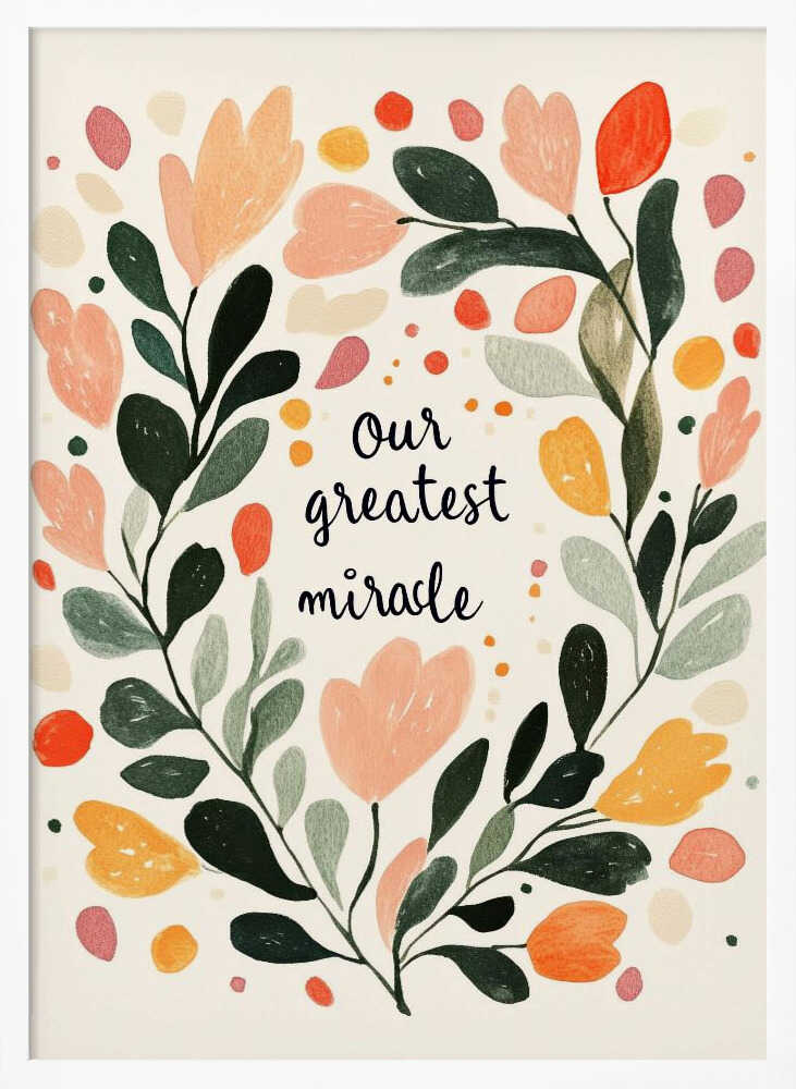 Floral Embrace Poster