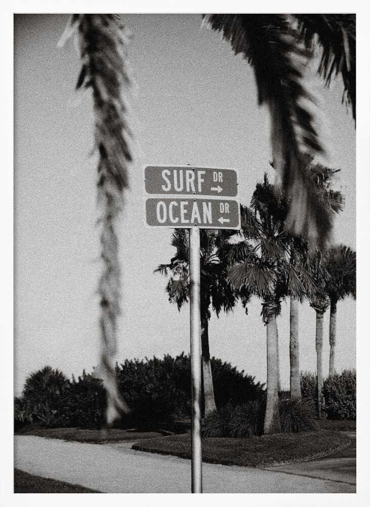 Surf Drive + Ocean Drive Poster