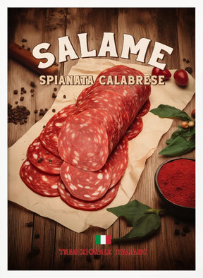 Salame Spianata Calabrese Poster