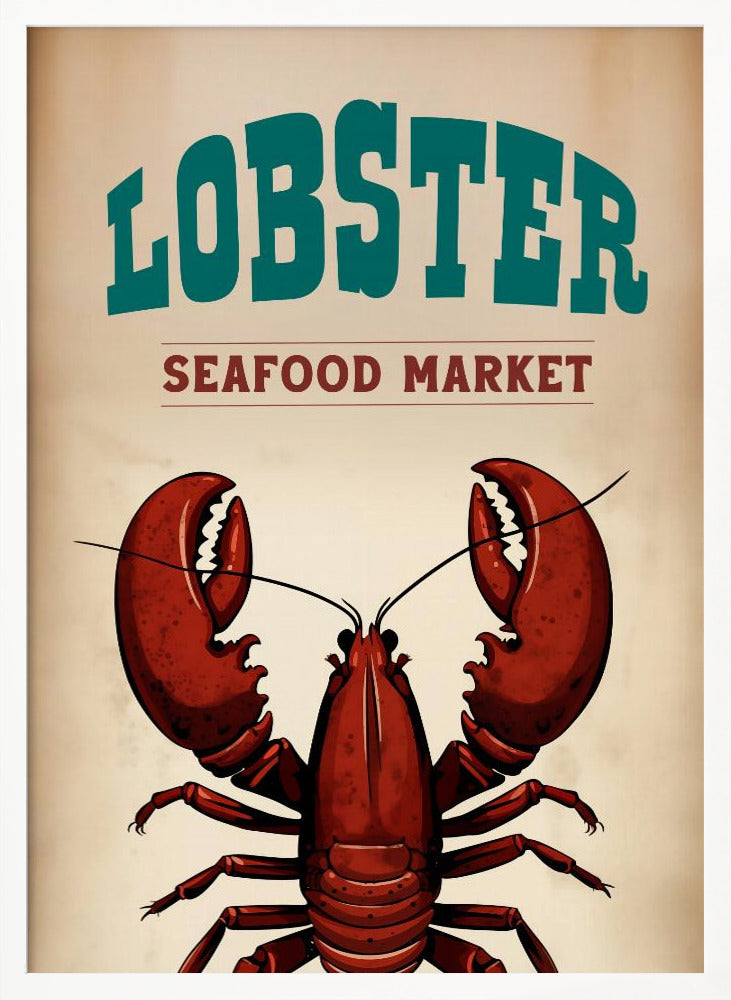 Lobster Seafood Market Poster