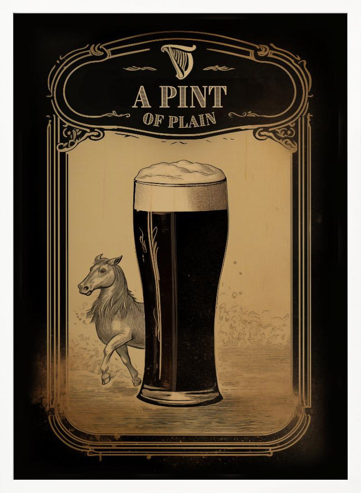 A Pint of Plain Poster